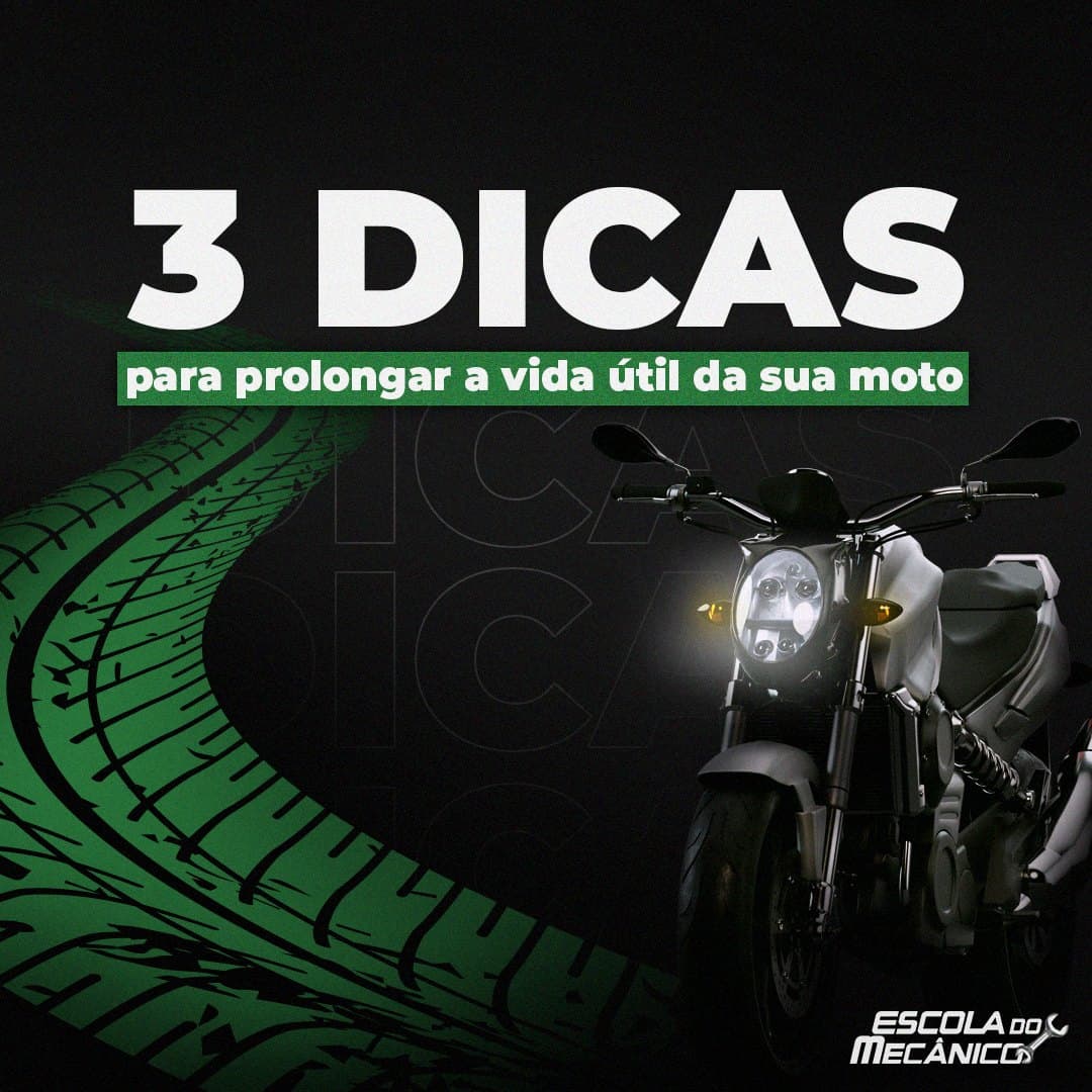 Primeiro slide do carrossel 3 dicas para prolongar a vida útil da sua moto, da Escola do Mecânico